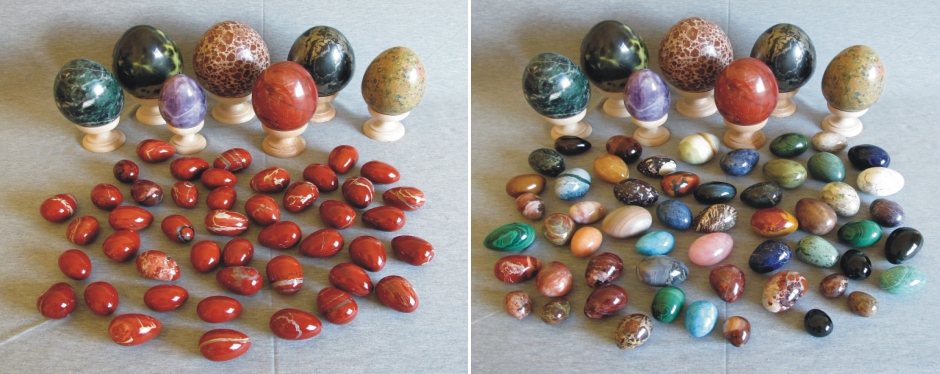 108 hardstone eggs